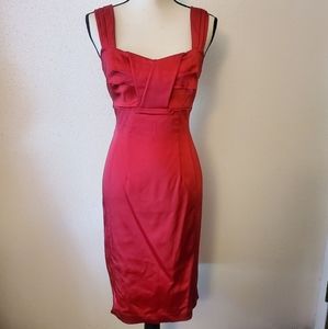 Calvin Klein Silky Red Dress